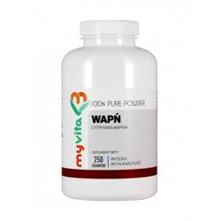 MyVita Wapń w proszku (cytrynian wapnia) 250 g
