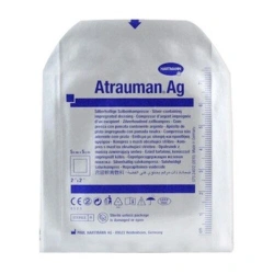 Atrauman Ag 5x5 cm – jałowy opatrunek siatkowy ze srebrem