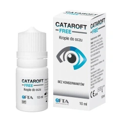 Cataroft Free Krople do Oczu 10 ml – Nawilżanie i Profilaktyka Zmętnień Soczewki
