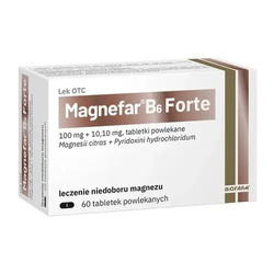 Magnefar B6 Forte 60 tabletek