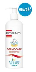 Emolium Dermocare 3w1 Płyn do kąpieli, żel do mycia, szampon 400 ml