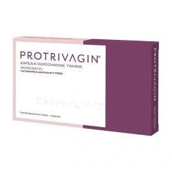 Protrivagin 6 kapsułek dopochwowych – przywracanie i utrzymanie prawidłowej flory bakteryjnej pochwy