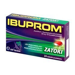 Ibuprom Zatoki 24 tabletki