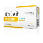 Ibuvit D3 2000+K2 MK-7 Omega 3; 30 kapsułek