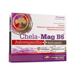 Olimp Chela-Mag B6 Ashwaganda + Żeń-szeń 30 kapsułek