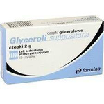 Czopki glicerolowe 2g 10 sztuk  Farmina