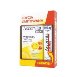 Ascorvita MAX Zestaw; 30 tabl. + 20 tabl. musujących GRATIS