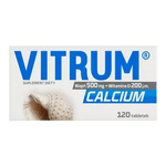 Vitrum Calcium 120 tabletek (DŁUGA data ważności: 30.06.2027 r.)