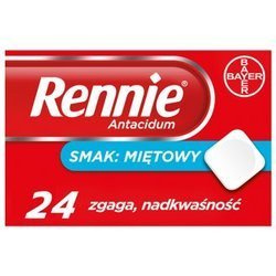 Rennie Antacidum 24 tabletki