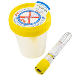 VACUTEST Sterylny zestaw próżniowy do pobierania próbki moczu 1 sztuka