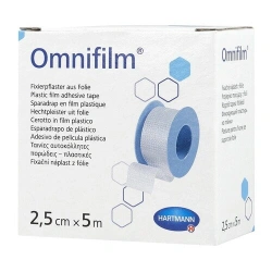 Omnifilm 5 m x 2,5 cm – hipoalergiczny przylepiec medyczny