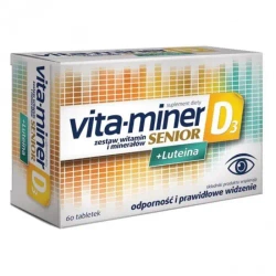 Vita-Miner Senior D3 + Luteina 60 tabletek