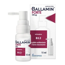 Ballamin Forte spray 15 ml – wspomaga prawidłowy poziom witaminy B12