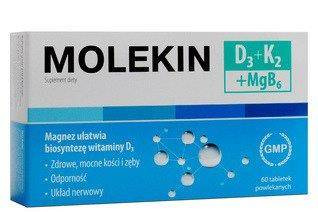 Molekin D3 + K2 + MgB6 x 60 tabl.