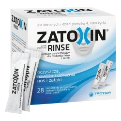 Zatoxin Rinse 28 saszetek – zestaw do płukania nosa i zatok