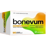 Bonevum 600 mg + 400 IU – 90 tabletek powlekanych – Wapń i witamina D₃ dla zdrowych kości