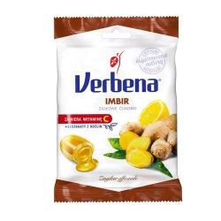 Cukierki ziołowe VERBENA Imbir do ssania 60 g