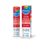 Plusssz 100%Multiwitamina + Żelazo 20 tabletek musujących
