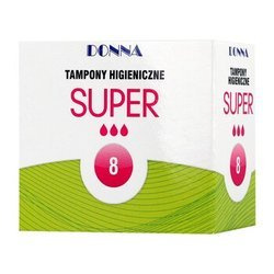 Tampony higieniczne DONNA Super 8 sztuk