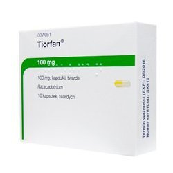 Tiorfan 100 mg 10 kapsułek