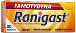 Famotydyna Ranigast 20mg x 30 tabl.