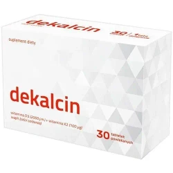 Dekalcin 30 tabletek na kości i prawidłowe krzepnięcie krwi