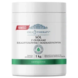 Sól z olejkami eukaliptusowym i rozmarynowym ODPRĘŻENIE 1kg