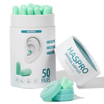 Stopery do uszu jednorazowe Tube50 miętowe 50 par HASPRO