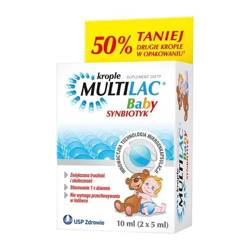 Multilac Baby krople synbiotyk 2x5 ml