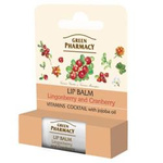 Green Pharmacy Balsam do ust brusznica i żurawina, koktajl witaminowy SPF 10
