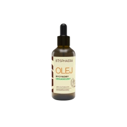 BOSPHAERA Olej rycynowy organiczny 50 ml – do pielęgnacji rzęs, brwi, włosów i paznokci