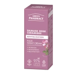 Green Pharmacy Róża damasceńska + Ceramidy krem do twarzy na noc–regeneracja i odżywienie skóry 50 ml