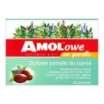 AMOLowe na gardło 16 pastylek do ssania