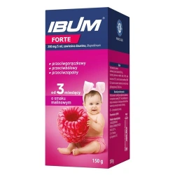 Ibum Forte syrop malinowy 150 g - na ból i gorączkę