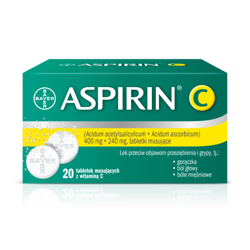 Aspirin C x 20 tabl. musujących