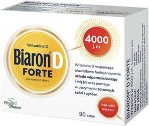 Biaron D Forte 4000 j.m. 90 kapsułek