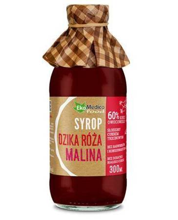Dzika Róża/Malina syrop 300 ml EkaMedica