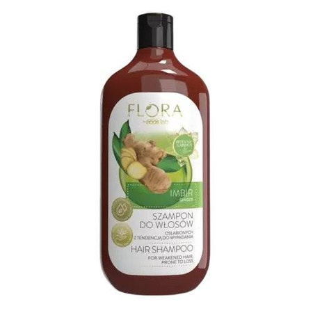 Flora Szampon do włosów osłabionych z tendencją do wypadania z imbirem 500 ml