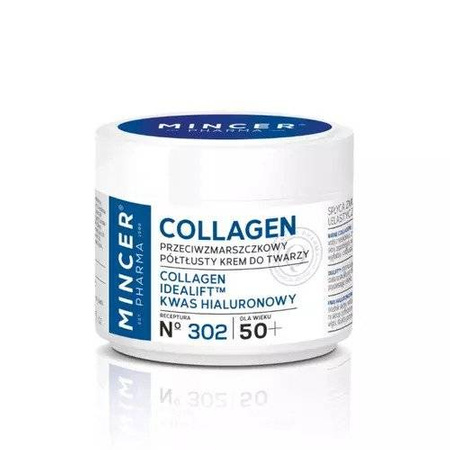 Mincer Pharma Collagen Krem przeciwzmarszczkowy do twarzy półtłusty 50+ x 50 ml