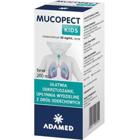 Mucopect Kids syrop 50 mg/ml 200ml