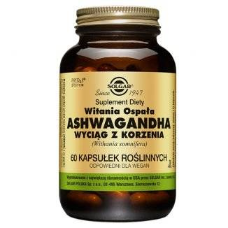 SOLGAR Ashwagandha (Witania ospała) 60 kapsułek