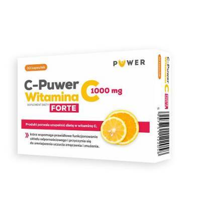 Witamina C Forte C-Puwer 1000 mg 30 kapsułek